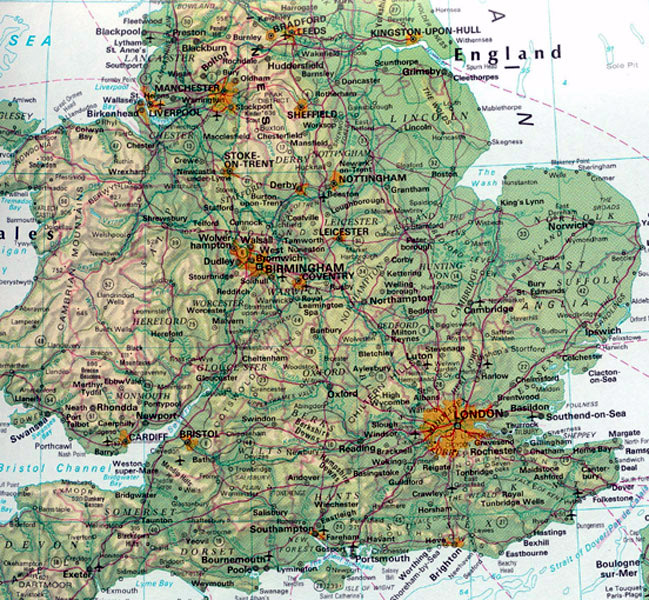 Kingston Upon Hull birlesik krallik haritasi